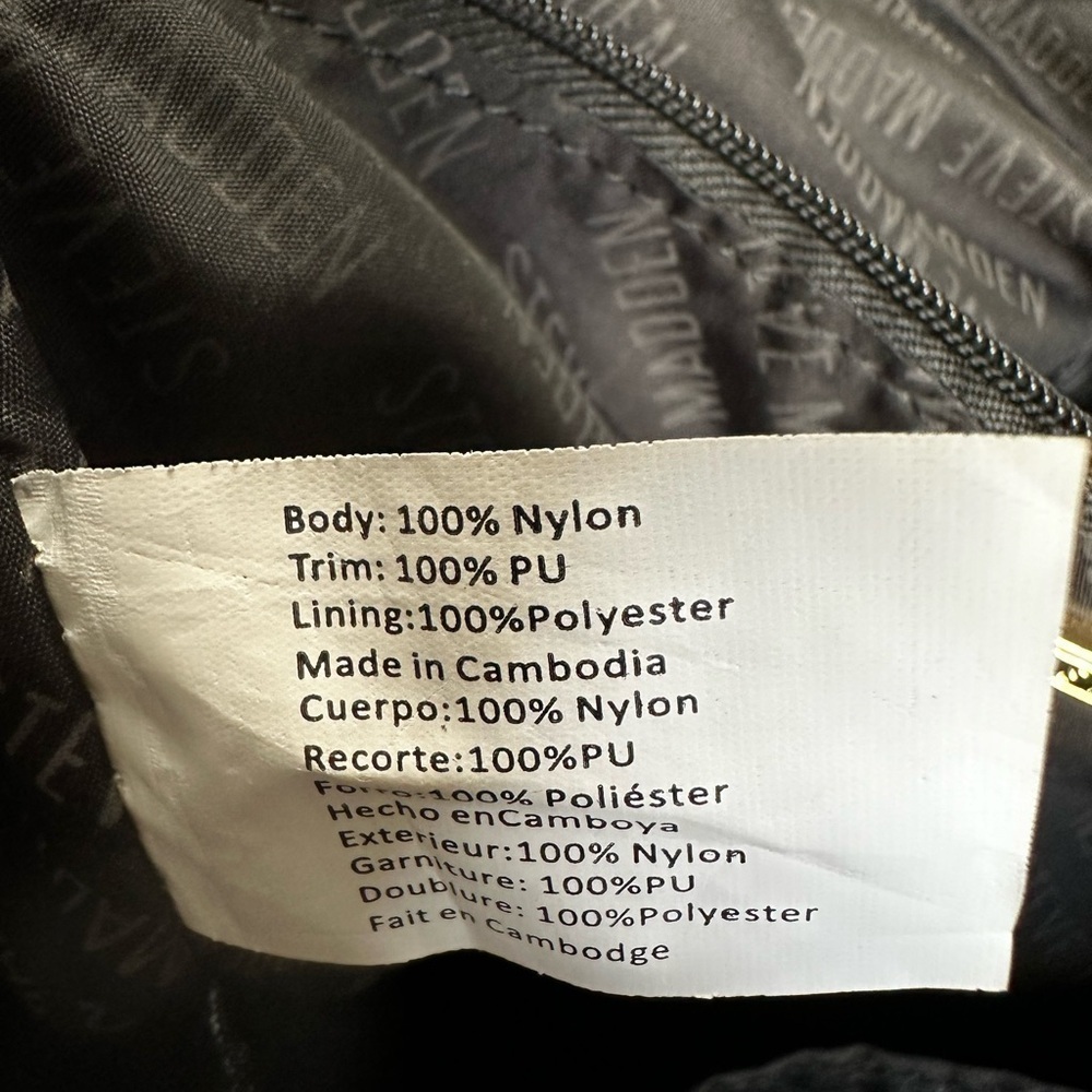 Steve Madden NWOT Nylon Army Green Backpack - Picture 10 of 10